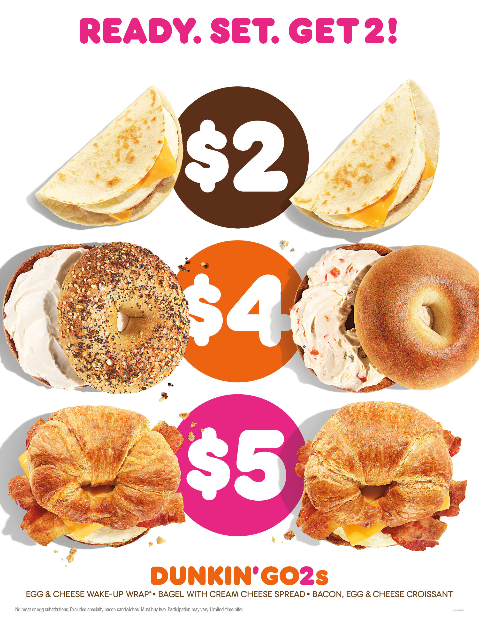 Dunkin Donuts Food Menu