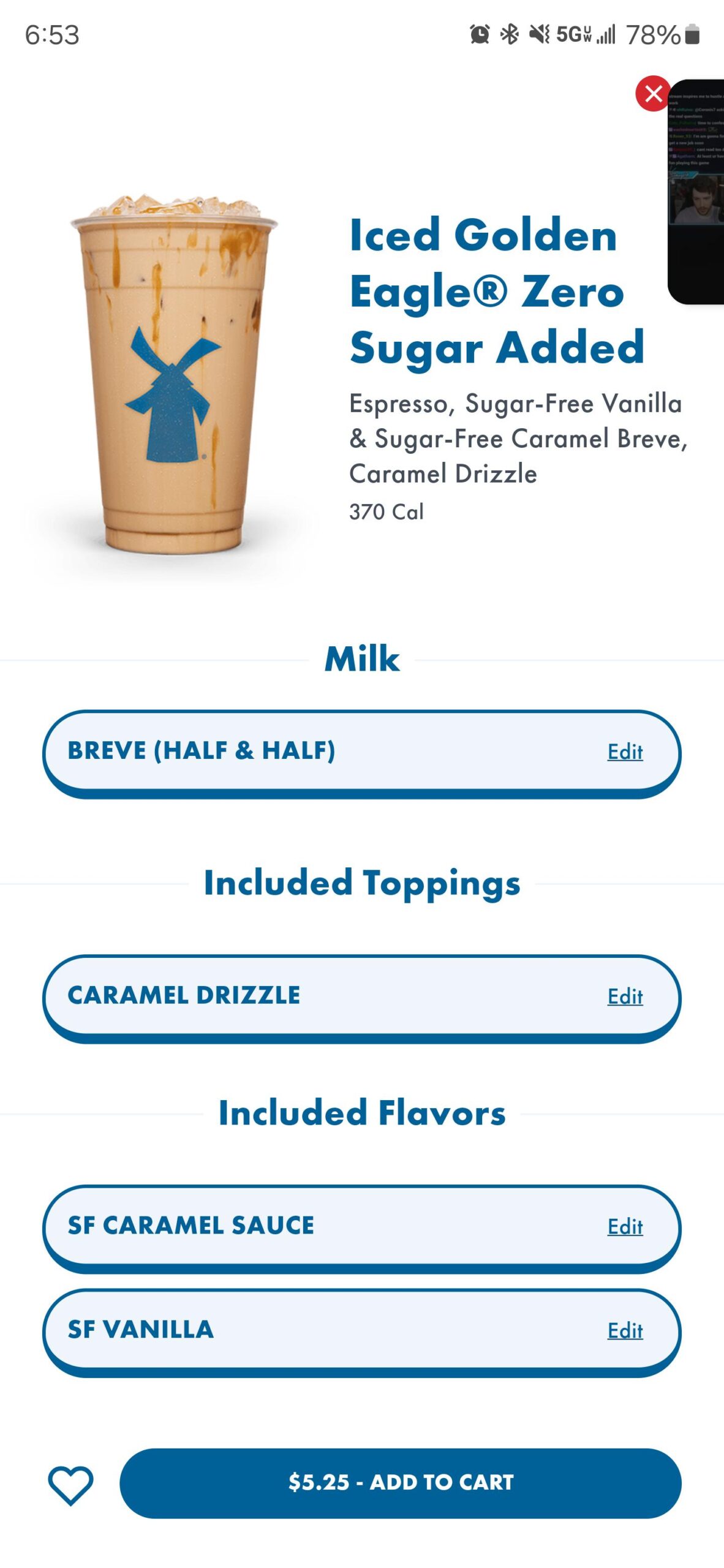 Dutch Bros Sugar Free Menu